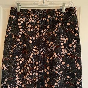 Floral swing skirt